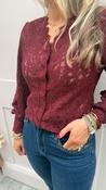 Courtney Burgundy Blouse
