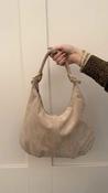 Linda Beige Suede Bag