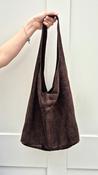 Lucy Suede Bag  Chocolate image