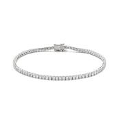 2.68ct Lab Diamond Tennis Bracelet in Platinum image