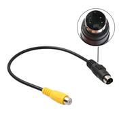 Mini DIN 4 Pin S-Video to RCA Male Female Cable image
