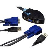 NewLink 2 Port Micro KVM Switch SVGA and USB image