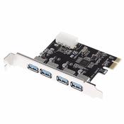 4 x USB 3.0 PCI Express Card image