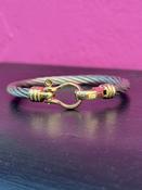 Gold &amp; Steel Bangle