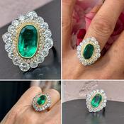 The Colombian  Oval Emerald