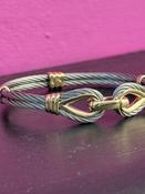 Gold &amp; Steel Bangle