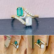 Emerald Diamond Toi et Moi image