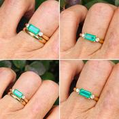 Emerald Gold Ring