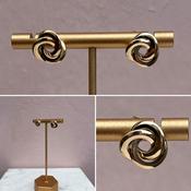 Yellow Gold Knot Earrings image