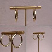Yellow Gold Hoop Earrings image