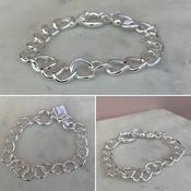 Silver Curb Bracelet image