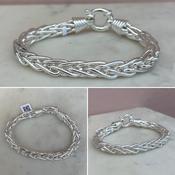 Silver Spiga Bolt Ring image