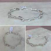 Silver Paperlink Bracelet image