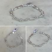 Silver Infinity Link Bracelet image