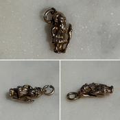 Yellow Gold Wise Old Man Charm image