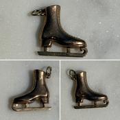 Yellow Gold Ice Skate Charm image