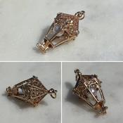 Yellow Gold Lantern Charm image