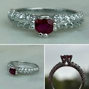 Ruby and Diamond Ring