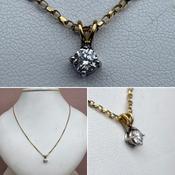 Diamond Solitaire Necklace image