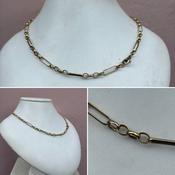 Gold Paperclip Link Necklace image