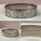 Silver Slave Bangle image