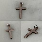 Vintage Silver Cross Charm image