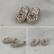 Vintage Silver Pair of Shoes Charm