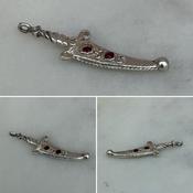 Vintage Silver Dagger Charm image