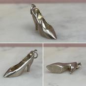 Vintage Silver High Heel Charm image