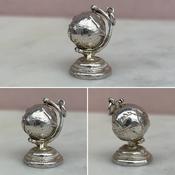 Vintage Silver Globe Charm image
