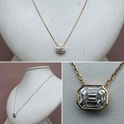 Diamond and Gold Pendant image