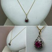 Ruby and Diamond Pendant image