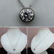Diamond Solitaire Pendant