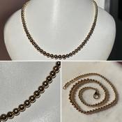 Gold Bead Necklace