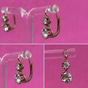 Antique Diamond Stud Earrings image