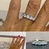 Five Stone Ring : Huggy 2.21 image
