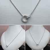 Diamond White Gold Necklace