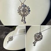 Diamond Art Nouveau Pendant image