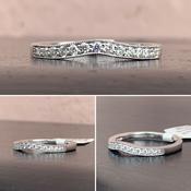 White Gold and Diamond Ring image