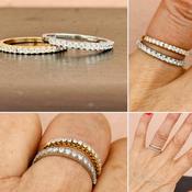 Vintage Diamond Band Yellow image