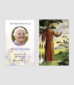 St Francis Wallet Card