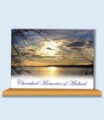 Contemporary Memorial Card 148 x 105mm 2 sided