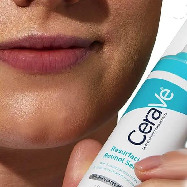 CeraVe Retinol Serum 30ml - Reduces Post-Acne Marks & Pores, Restores Skin Barrier