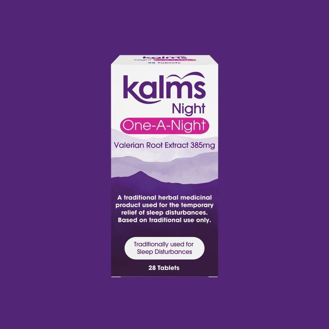 Kalms Night Valerian Root Extract 385mg 28 Tablets for Sleep Disturbances