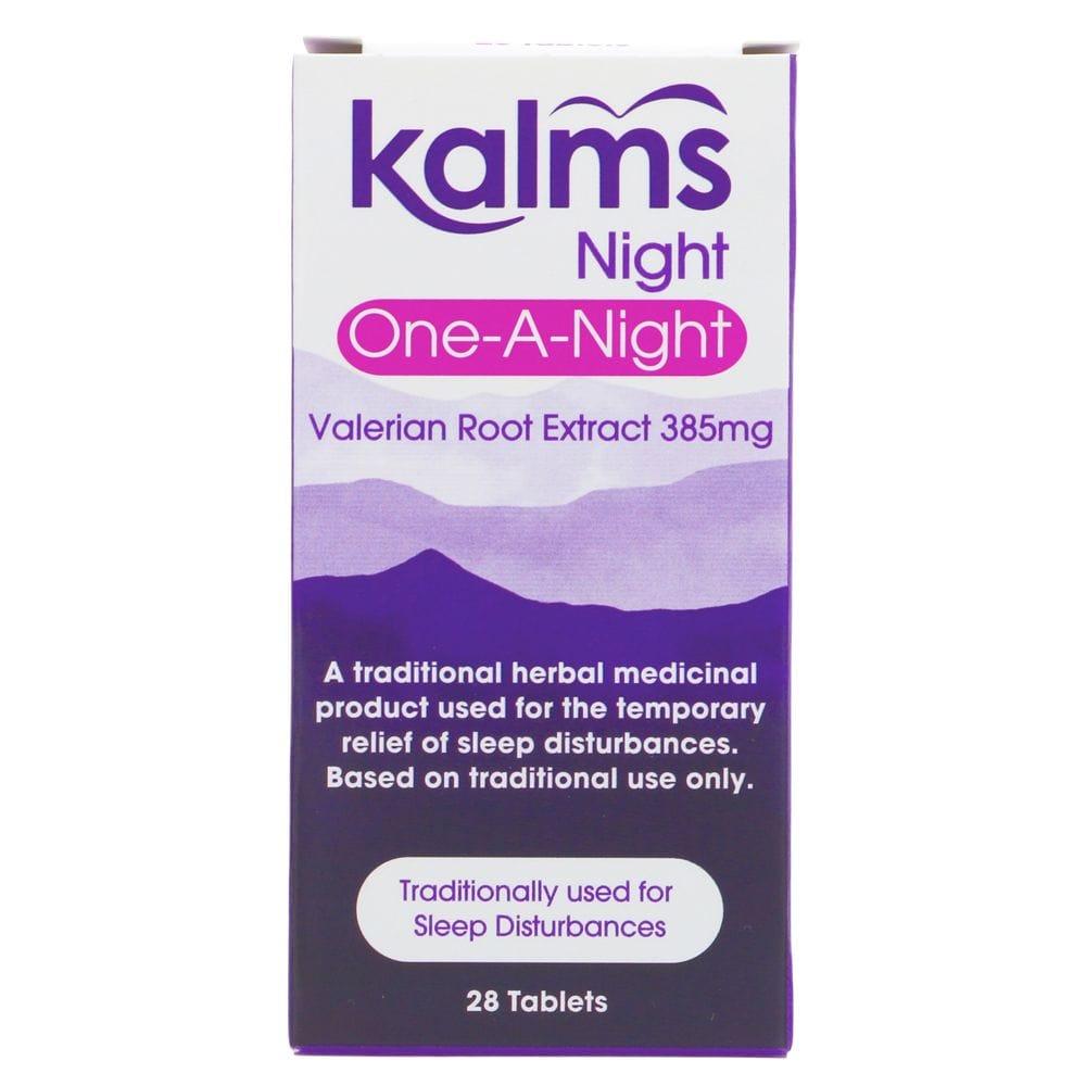 Kalms Night Valerian Root Extract 385mg 28 Tablets for Sleep Disturbances