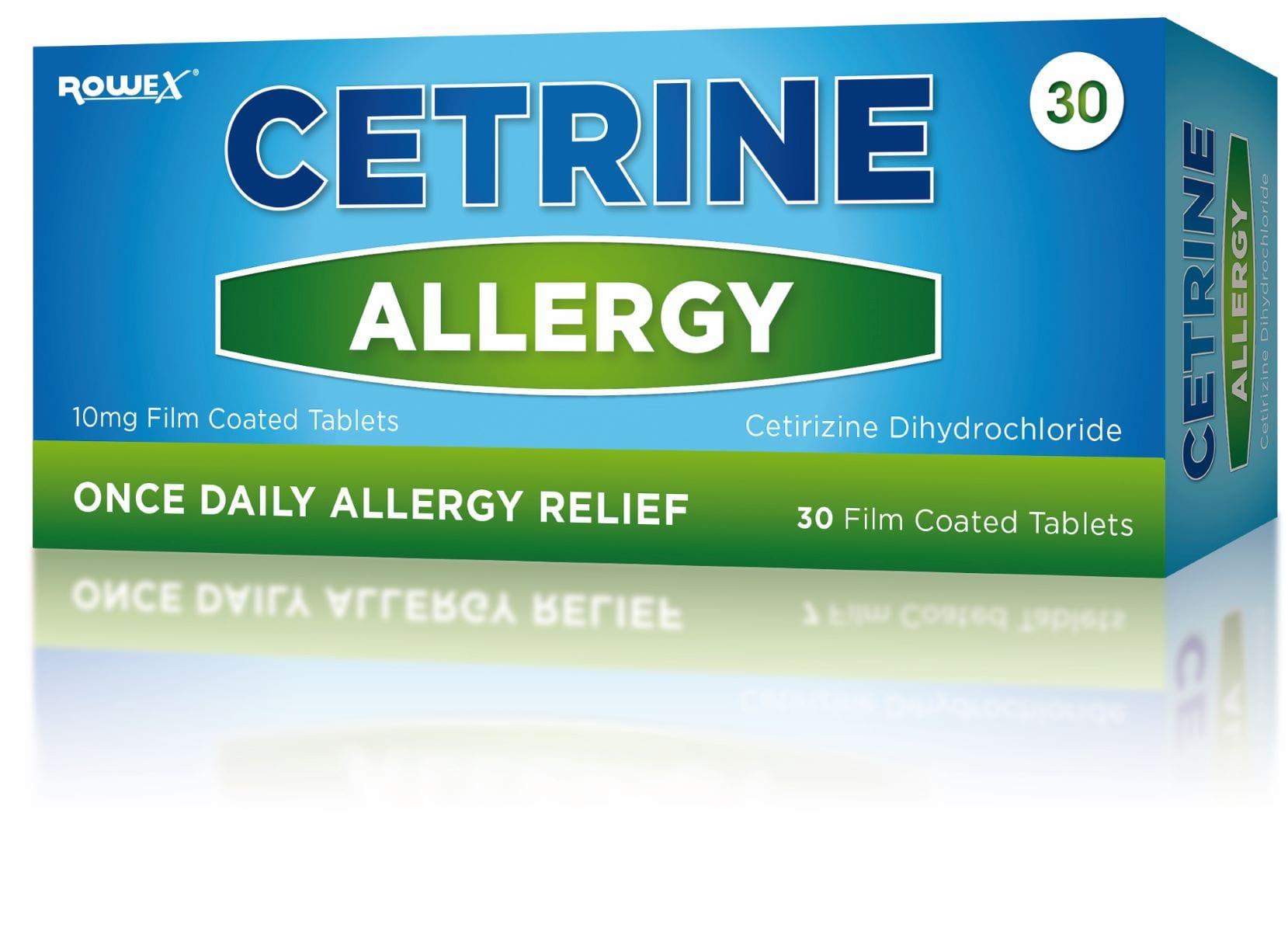 Cetrine Allergy Tablets 10mg - 30 Tablets - Allergy Relief