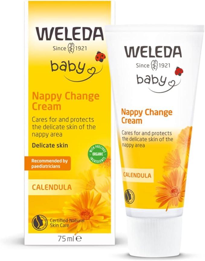 Weleda Baby Calendula Nappy Change Cream 75ml - Protects Delicate Skin
