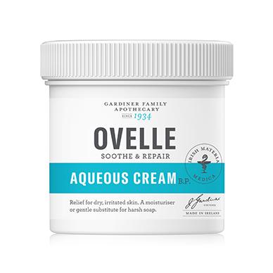 Ovelle Aqueous Cream 500g - Relief for dry, irritated skin, Moisturiser, Gentle soap substitute