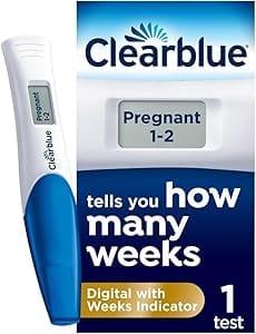 Clearblue Digital Pregnancy Test - Ultra Early, Over 99% Accurate, Clear Results in Words, 1 Test