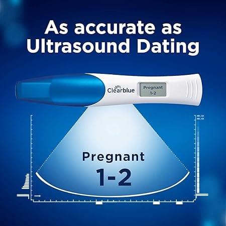 Clearblue Digital Pregnancy Test - Ultra Early, Over 99% Accurate, Clear Results in Words, 1 Test